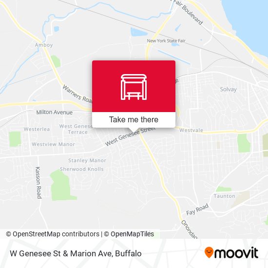 Mapa de W Genesee St & Marion Ave