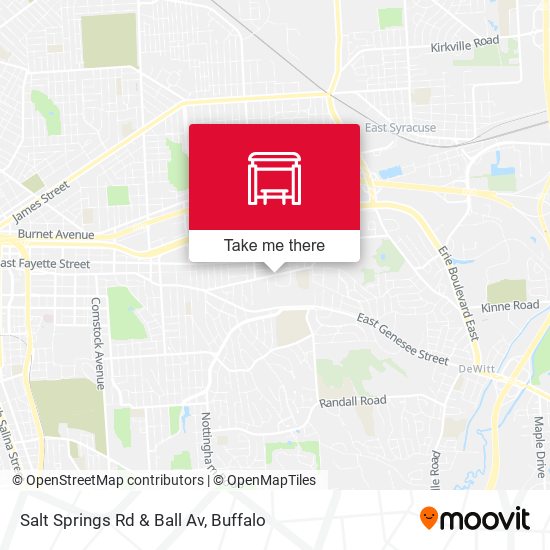 Salt Springs Rd & Ball Av map