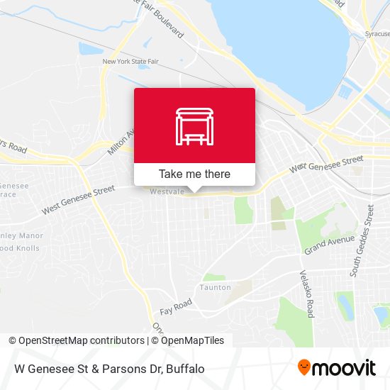 Mapa de W Genesee St & Parsons Dr