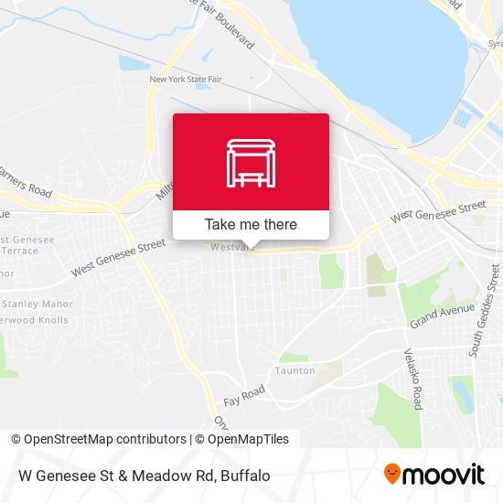 Mapa de W Genesee St & Meadow Rd