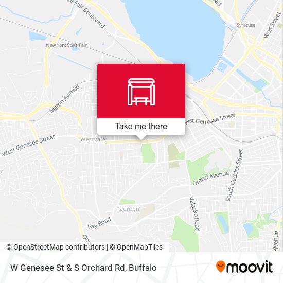 Mapa de W Genesee St & S Orchard Rd