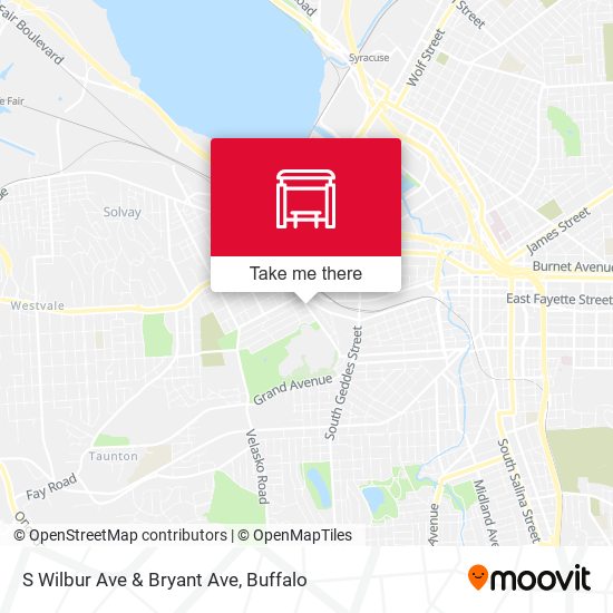 S Wilbur Ave & Bryant Ave map