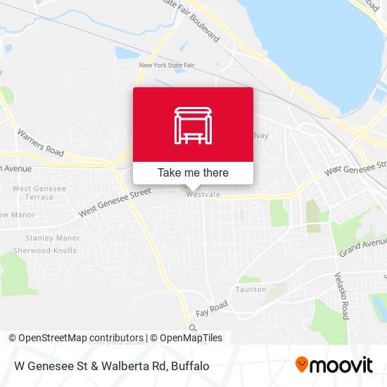W Genesee St & Walberta Rd map