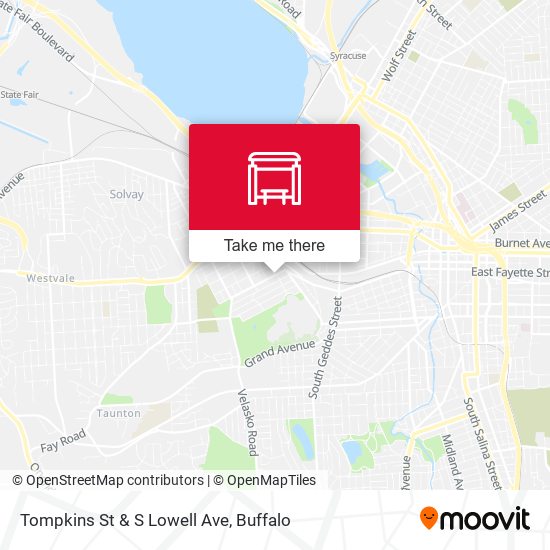 Tompkins St & S Lowell Ave map