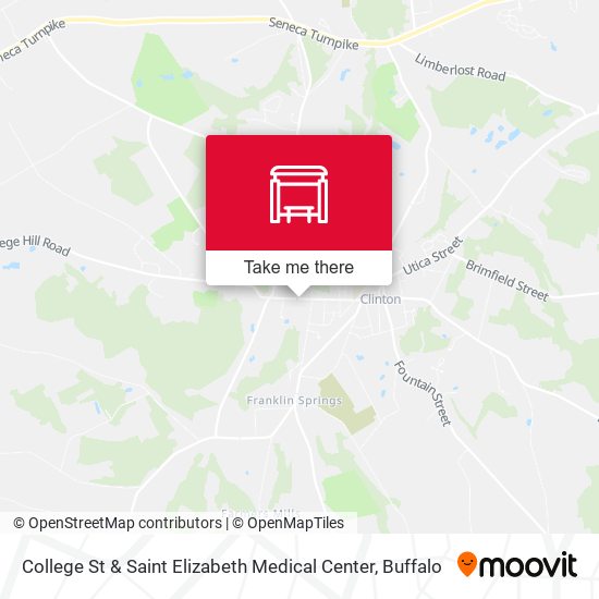 College St & Saint Elizabeth Medical Center map
