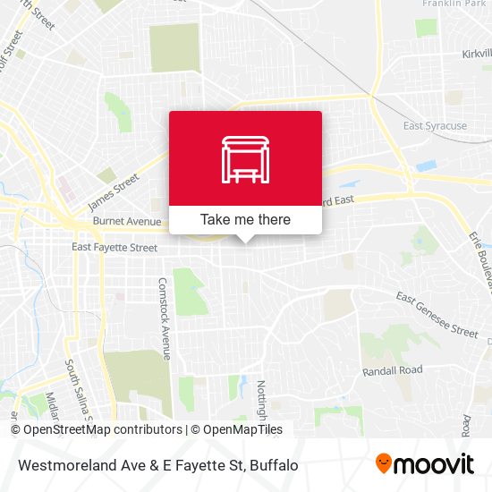 Westmoreland Ave & E Fayette St map