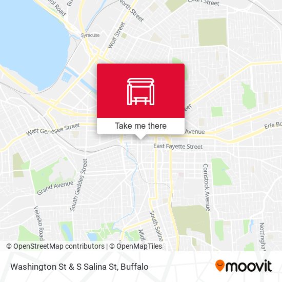 Mapa de Washington St & S Salina St