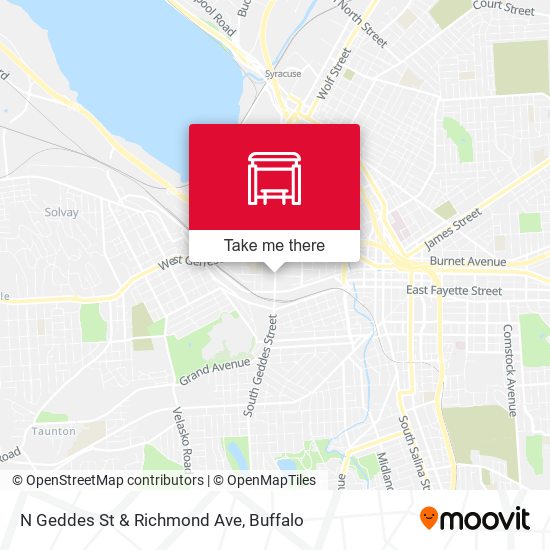 N Geddes St & Richmond Ave map