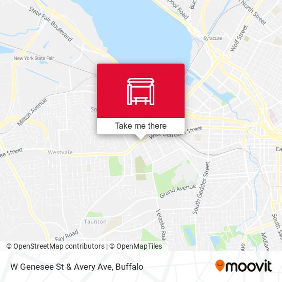 Mapa de W Genesee St & Avery Ave