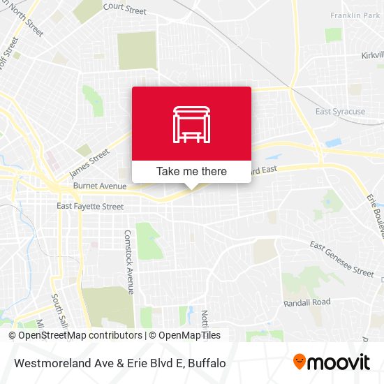 Westmoreland Ave & Erie Blvd E map