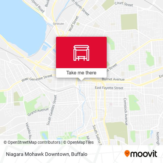 Niagara Mohawk Downtown map