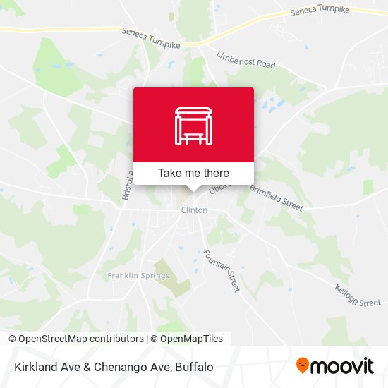 Kirkland Ave & Chenango Ave map