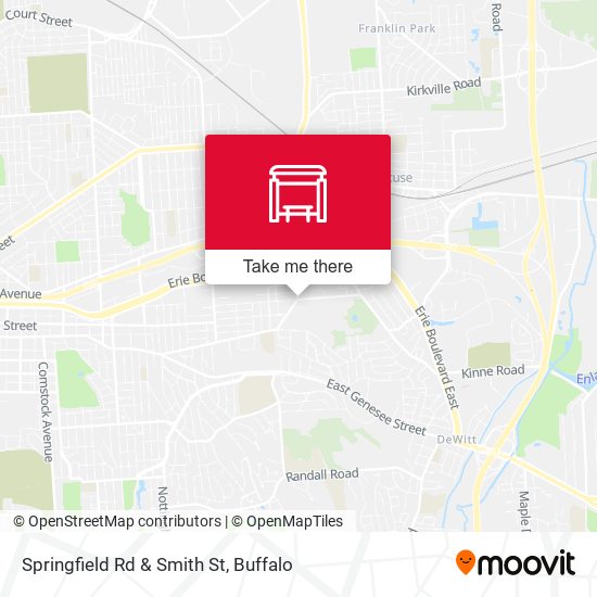 Springfield Rd & Smith St map