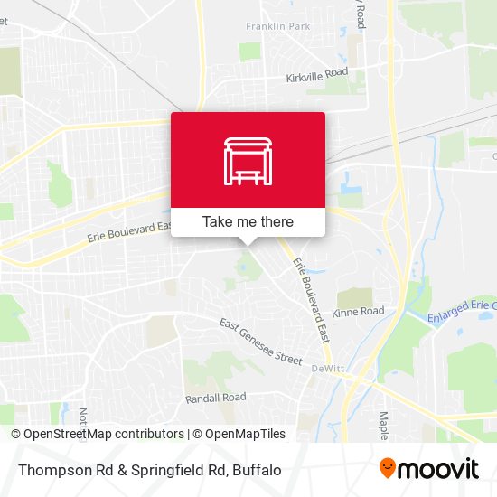 Mapa de Thompson Rd & Springfield Rd