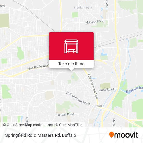 Springfield Rd & Masters Rd map