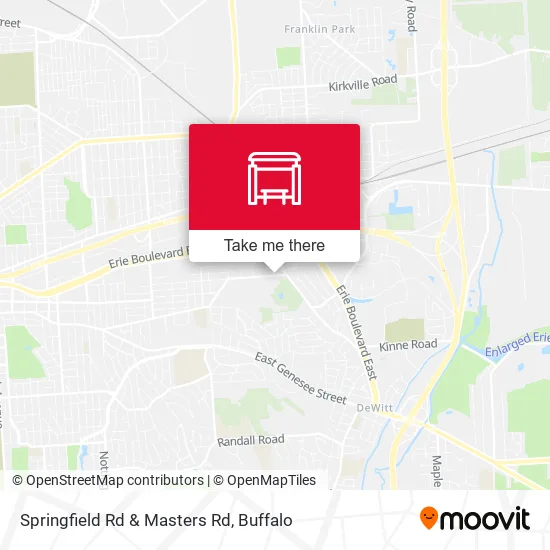 Mapa de Springfield Rd & Masters Rd