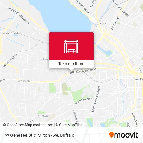 Mapa de W Genesee St & Milton Ave