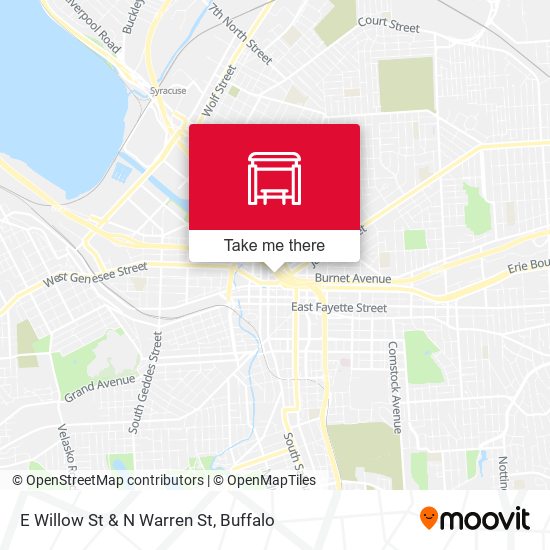 Mapa de E Willow St & N Warren St