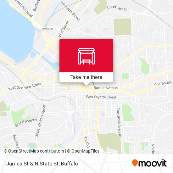 Mapa de James St & N State St