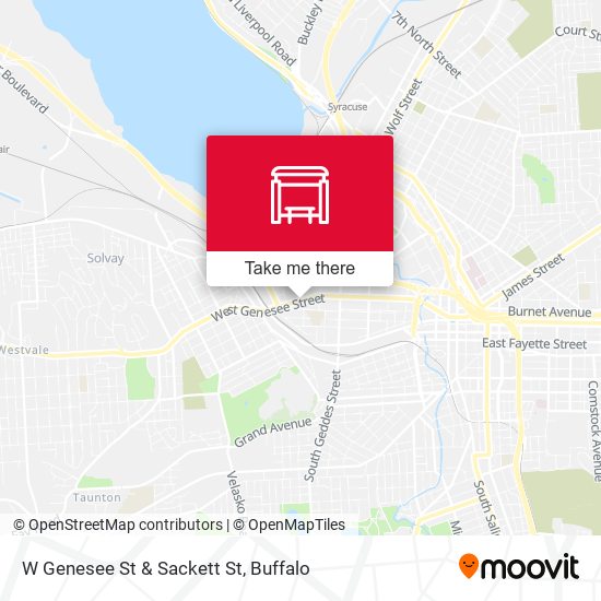 Mapa de W Genesee St & Sackett St