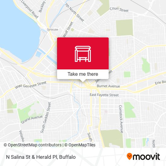 Mapa de N Salina St & Herald Pl