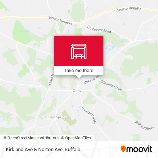 Mapa de Kirkland Ave & Norton Ave