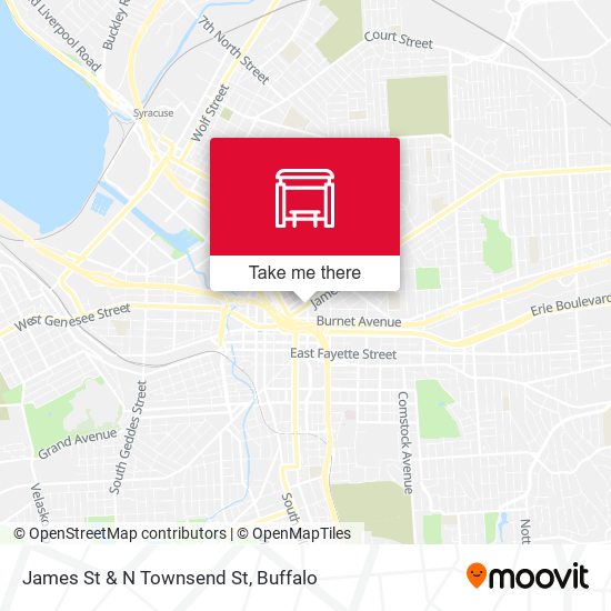 Mapa de James St & N Townsend St
