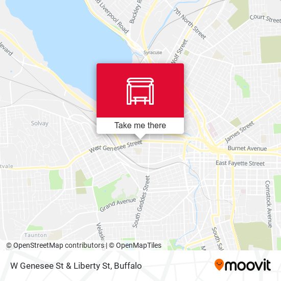Mapa de W Genesee St & Liberty St