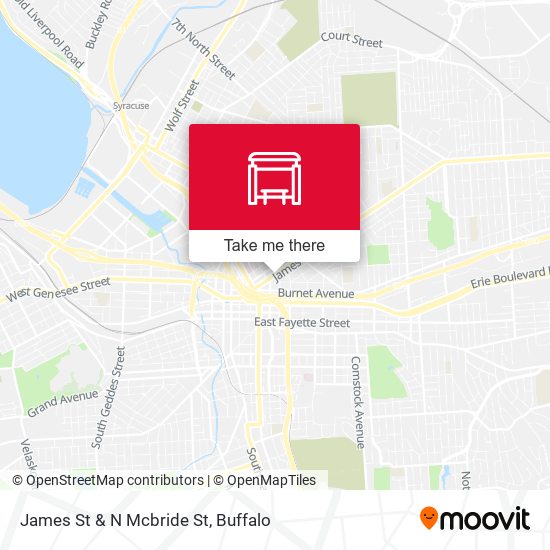 Mapa de James St & N Mcbride St