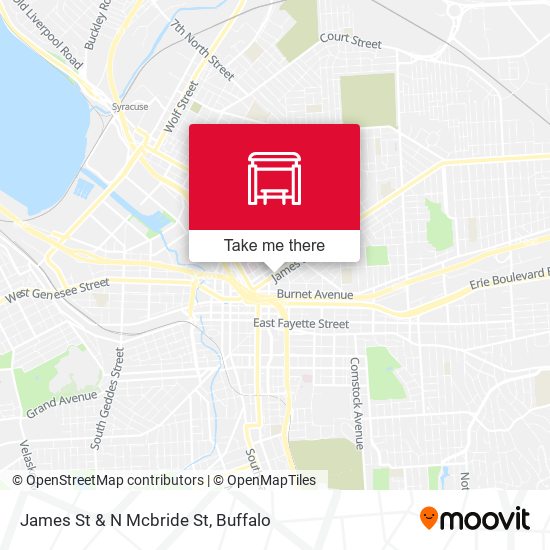 Mapa de James St & N Mcbride St