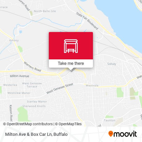 Milton Ave & Box Car Ln map