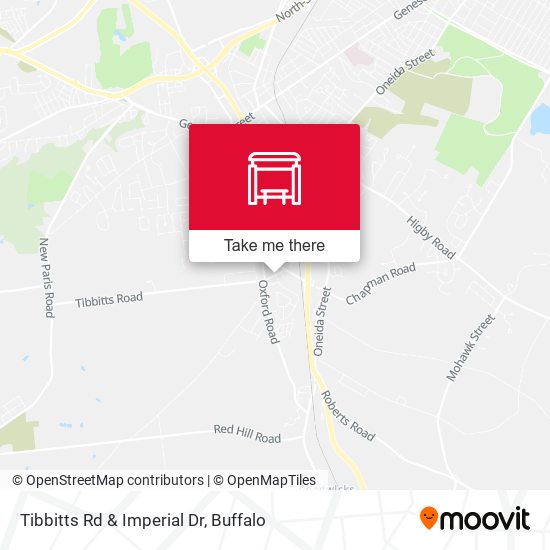 Tibbitts Rd & Imperial Dr map
