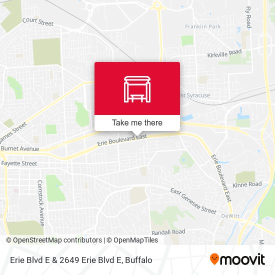 Mapa de Erie Blvd E & 2649 Erie Blvd E