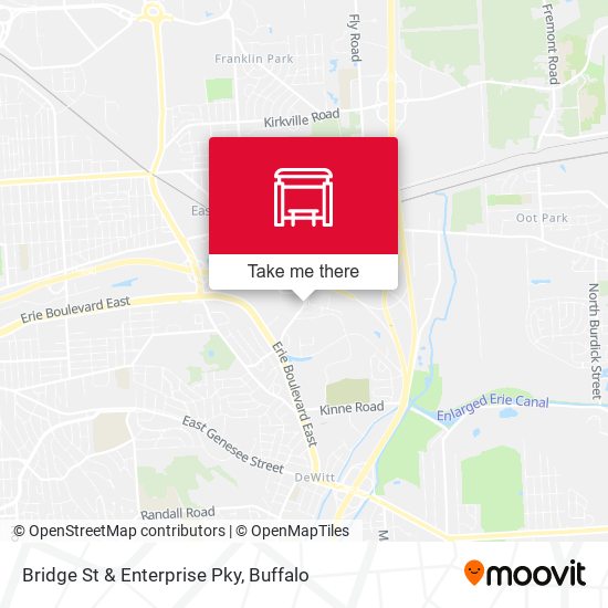 Mapa de Bridge St & Enterprise Pky