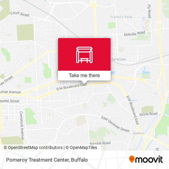 Pomeroy Treatment Center map