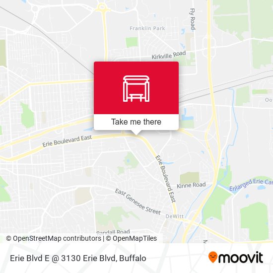 Mapa de Erie Blvd E @ 3130 Erie Blvd