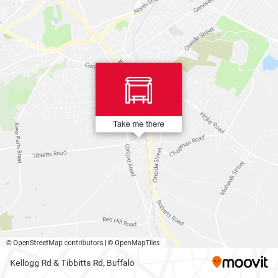 Mapa de Kellogg Rd & Tibbitts Rd