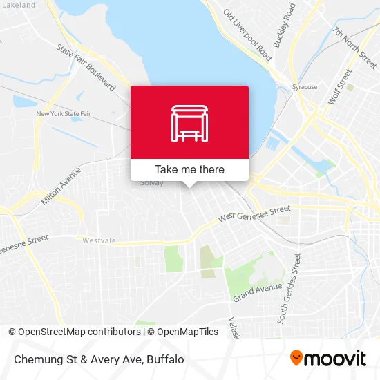 Chemung St & Avery Ave map