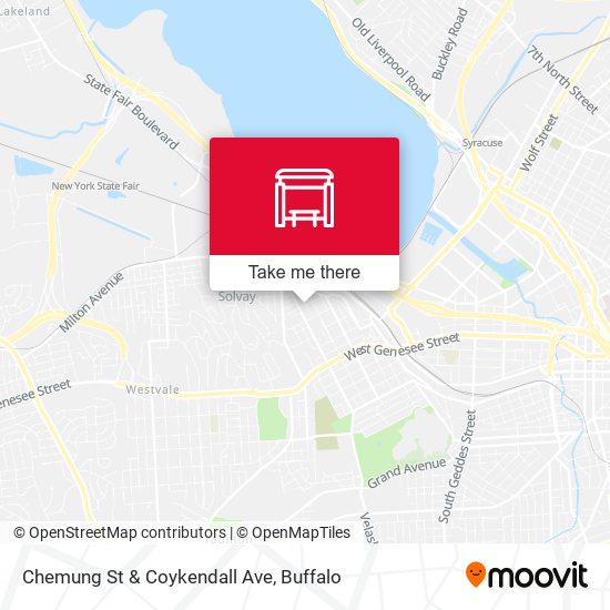 Mapa de Chemung St & Coykendall Ave