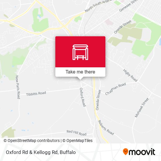 Mapa de Oxford Rd & Kellogg Rd