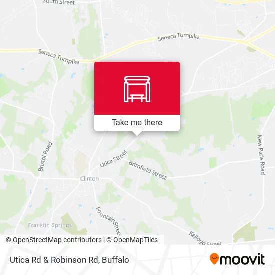 Utica Rd & Robinson Rd map
