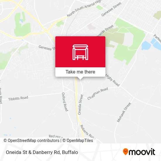 Oneida St & Danberry Rd map