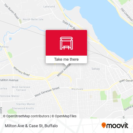 Milton Ave & Case St map