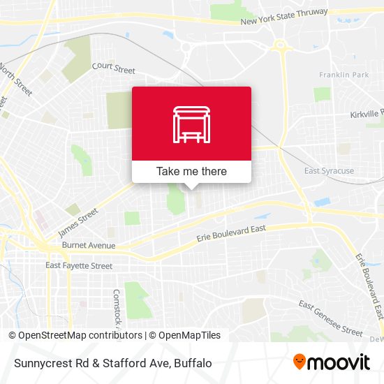 Sunnycrest Rd & Stafford Ave map