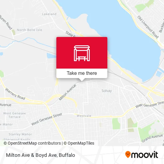 Mapa de Milton Ave & Boyd Ave