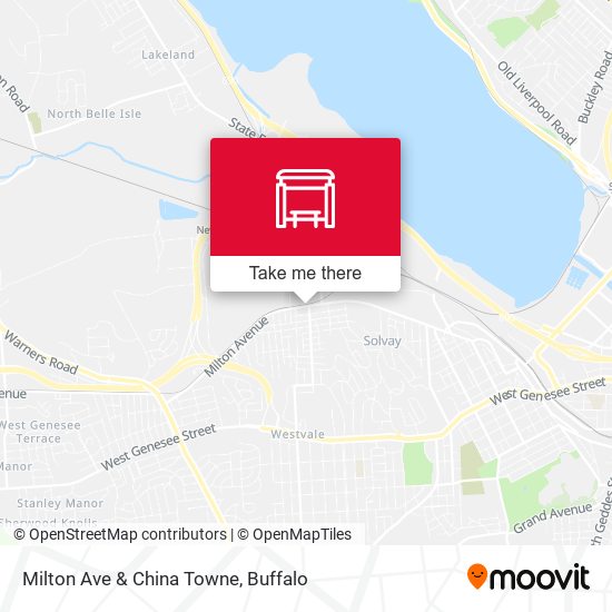 Milton Ave & China Towne map