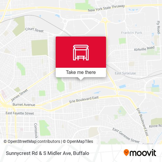 Sunnycrest Rd & S Midler Ave map