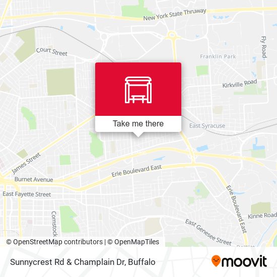 Sunnycrest Rd & Champlain Dr map