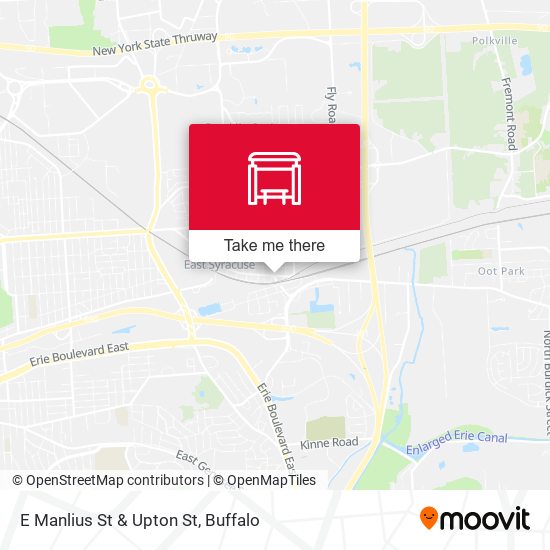 E Manlius St & Upton St map