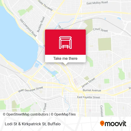 Lodi St & Kirkpatrick St map